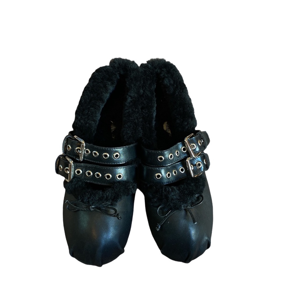 Miu Miu Fur-lined Ballet Flat